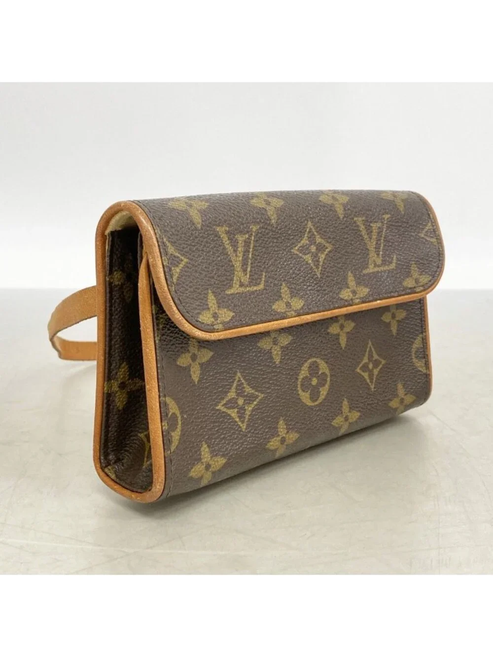 Louis Vuitton Waist Bag Monogram Pochette Florentine Brown